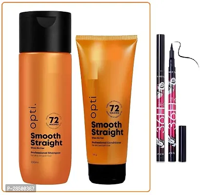 36h eyeliner black and #new opti. Hair smooth straight hair shampoo 200ml + conditioner 98g.-thumb0