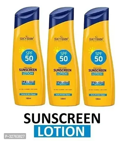 Sunscreen Lotion 50 Spf Pack of 3-thumb0