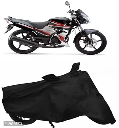 Vsquare Two Wheeler Cover For Universal For Bike Gladiator, Black-thumb0