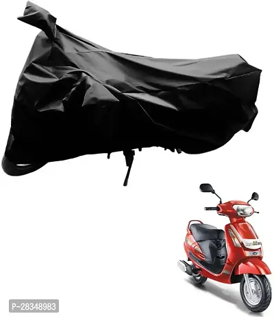 Autoretail Two Wheeler Cover For Mahindra ,Duro Dz, Black