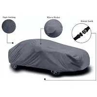 Classic Car Cover For Hyundai I-10 Grand Nios Uv Protection Grey-thumb1