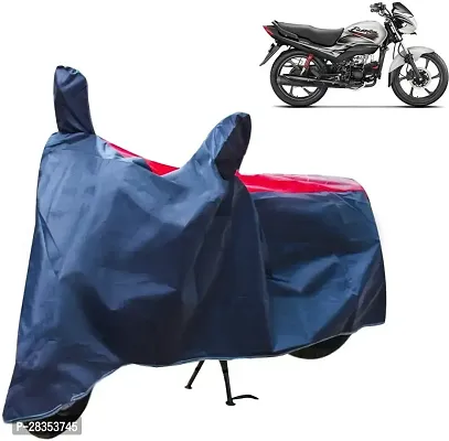 Autoretail Two Wheeler Cover For Hero Passion Pro Red Blue-thumb0