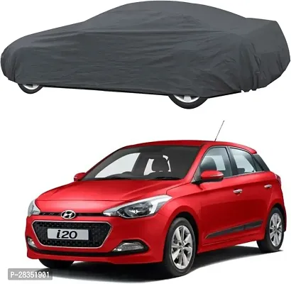 Classic Car Cover For Hyundai I20 ,Without Mirror Pockets ,Grey-thumb0