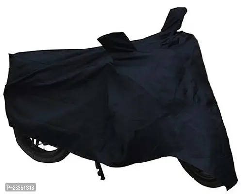 Water Repellent Two Wheeler Bike Cover For Universal For Bike Black-thumb0