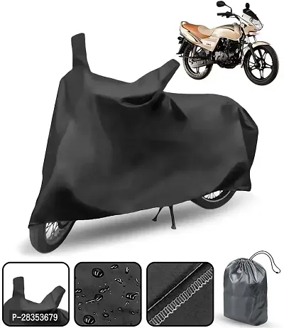 Modern Waterproof Two Wheeler Cover For Lml Freedom, Black