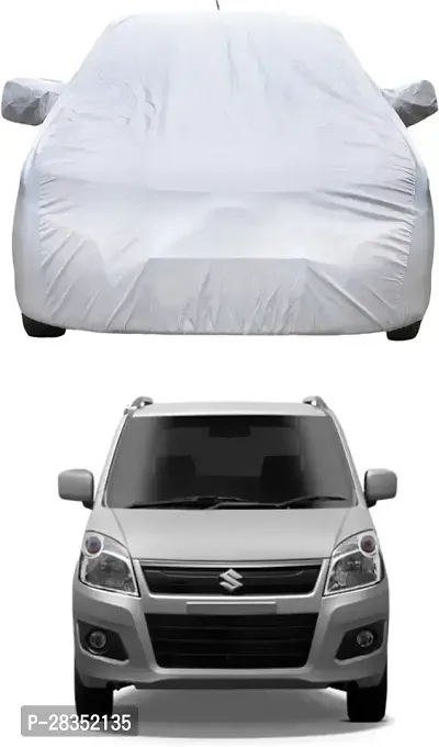 Classic Car Cover For Maruti Suzuki Wagonr Without Mirror Pockets-thumb0