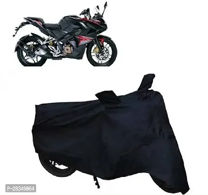 Autoretail Two Wheeler Cover For Bajaj ,Pulsar Rs 200, Black-thumb2