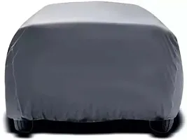 All Weather Outdoor Protection Water Resistant Car Body Cover Compatible With Maruti Suzuki 800 Grey Design Without Mirror-thumb2