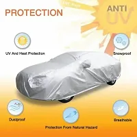 Stylish Car Cover For Honda City Without Mirror Pockets Silver-thumb1