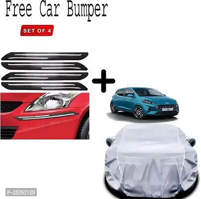 Designer Car Cover For Hyundai I10, Santro Xing, Spark, Eon D Lite, Santro, Alto 800 Silver