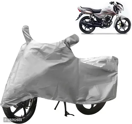 Autoretail Waterproof Two Wheeler Cover For Tvs Pheonix, Silver