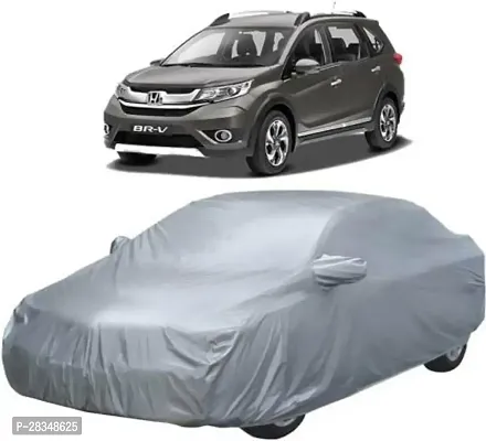 Autoretail Car Cover For Honda Br-V With Mirror Pockets Silver