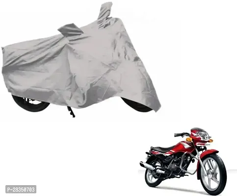 Akshita Enterprises Two Wheeler Cover For Tvs Sport, Silver