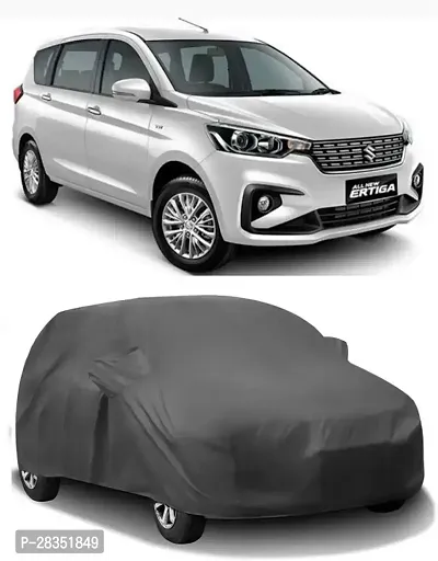 Classic Car Cover For Maruti Suzuki Ertiga ,With Mirror Pockets ,Grey-thumb0