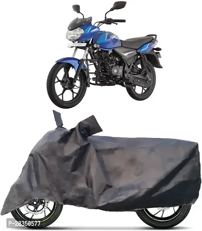 Akshita Enterprises Two Wheeler Cover For Bajaj Discover 100 Dts-I, Black-thumb0