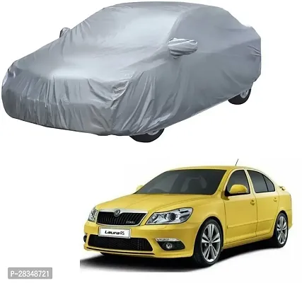 Autoretail Car Cover For Skoda Laura With Mirror Pockets Silver