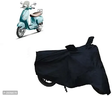 Designer Two Wheeler Cover For Suzuki Black-thumb0