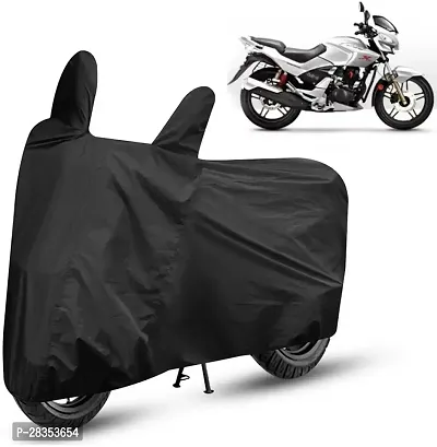 Modern Waterproof Two Wheeler Cover For Hero Cbz Extreme, Black