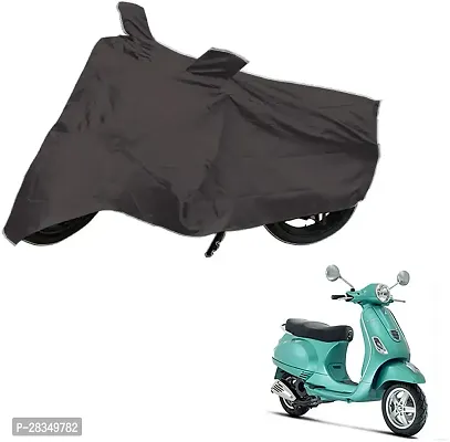 Designer Two Wheeler Cover For Universal For Bike-Grey