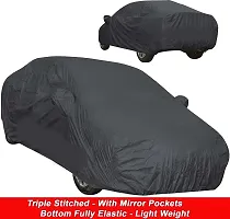 Classic Car Cover For Maruti Suzuki Fronx ,With Mirror Pockets ,Grey-thumb1