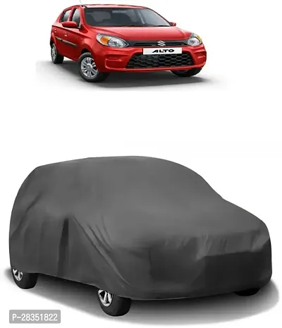 Classic Car Cover For Maruti Suzuki Alto ,Without Mirror Pockets ,Grey