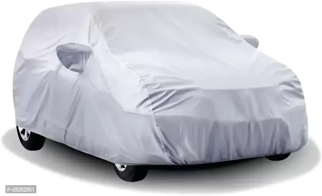 Designer Car Cover For Hyundai I10, Santro Xing, Spark, Eon D Lite, Santro, Alto 800 Silver-thumb2