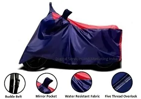 Dsami Two Wheeler Cover For Honda Shine, Blue-thumb3