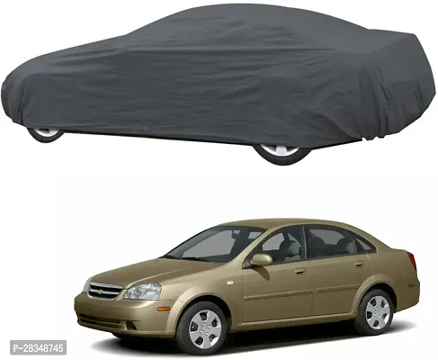 Autoretail Car Cover For Chevrolet Optra Without Mirror Pockets Grey-thumb0