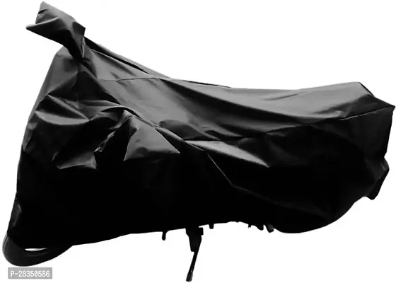 Autoretail Two Wheeler Cover For Mahindra Flyte, Black-thumb2