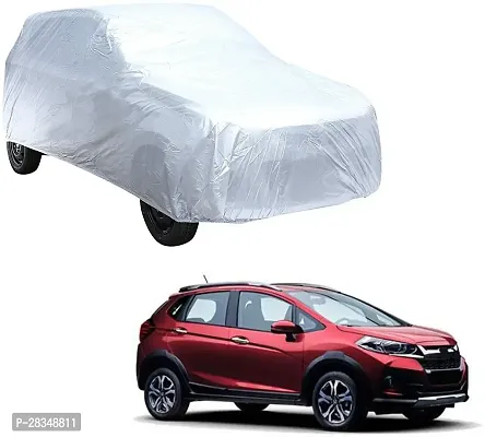 Autoretail Car Cover For Honda Wrv Without Mirror Pockets Silver-thumb0