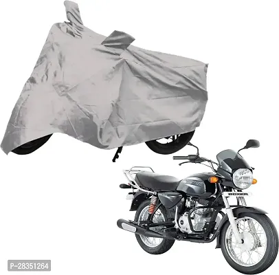 Water Repellent Two Wheeler Bike Cover For Bajaj Boxer Silver