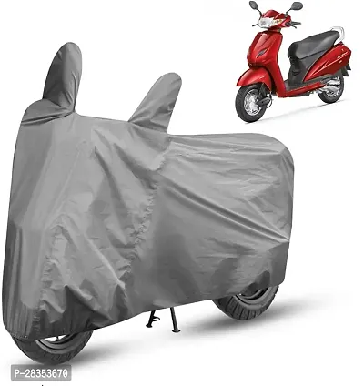 Modern Two Wheeler Cover For Honda Activa 3G, Grey-thumb0