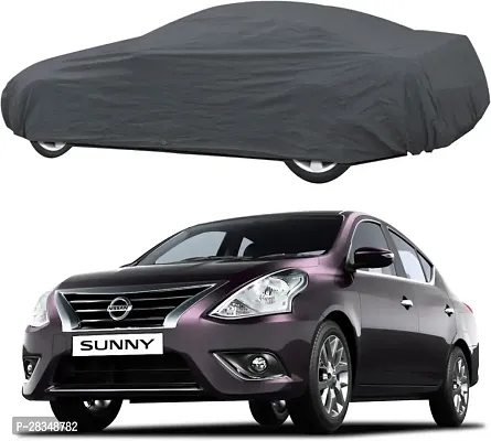 Autoretail Car Cover For Nissan Sunny Without Mirror Pockets Grey