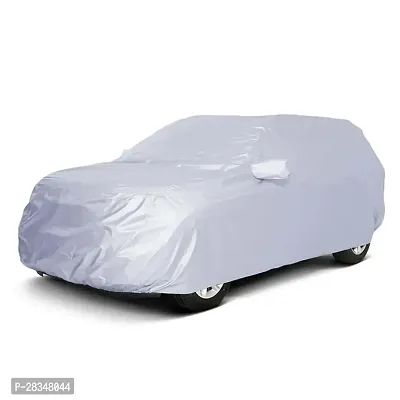 Classic Car Body Cover For Fiat Linea With Mirror Pocket Silver Matty-thumb2