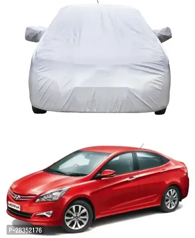 Classic Car Cover For Hyundai Xcent Without Mirror Pockets-thumb0