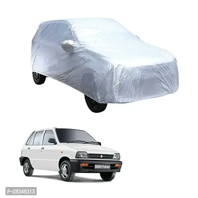 Maruti 800 Car Cover Uv Protection /Maruti 800 Car Cover / Car Cover Maruti 800 / Maruti 800 Car Body Cover Dust Proof With Mirror Pocket / Cover For Maruti 800 / Maruti 800 Cover Stitched Fully Elast