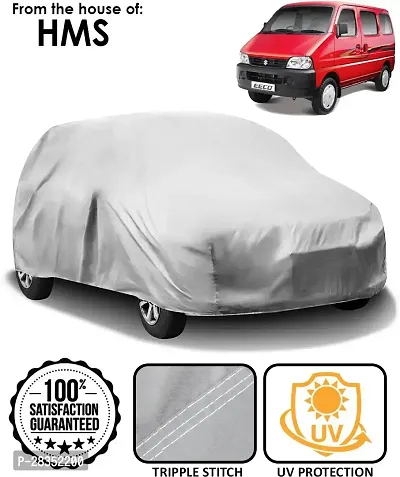 Designer Car Cover Without Mirror Pockets For Maruti Suzuki Eeco-thumb0