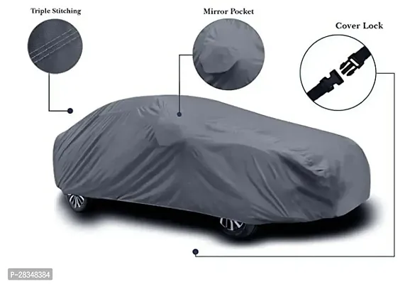 Best Car Body Cover Compatible With Toyota Corolla Altis 2019 To 2023, Without Mirror Pockets Grey