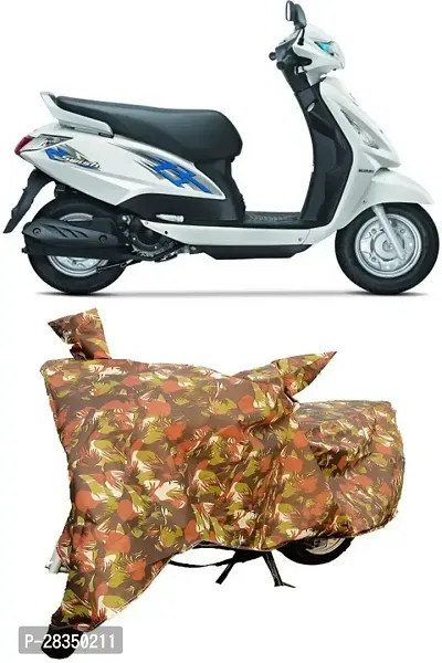 Two Wheeler Cover For Suzuki Swish, Multicolor-thumb0