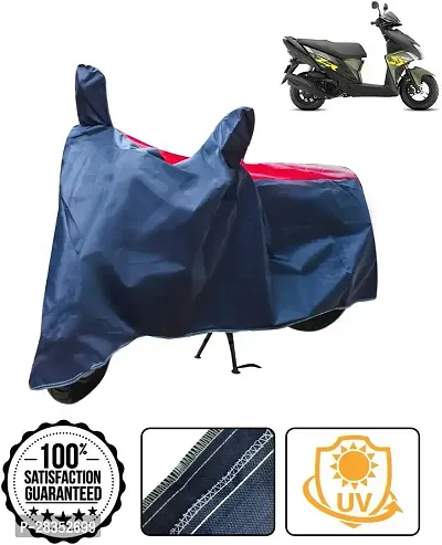 Autoretail Two Wheeler Cover For Yamaha Ray Zr, Red, Blue