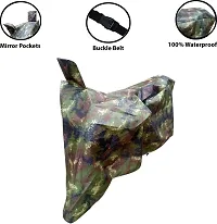 Waterproof Two Wheeler Cover For Hero Glamour Fi, Multicolor-thumb2