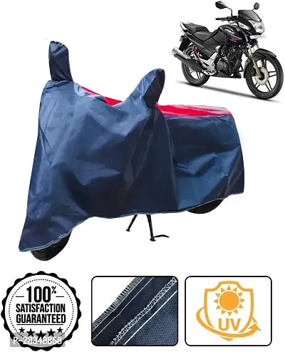 Autoretail Two Wheeler Cover For Hero Cbz Extreme, Red, Blue