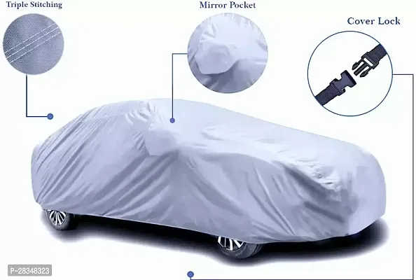 Car Cover For Maruti Alto-K-10 With Mirror Pocket-thumb2