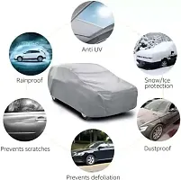 Classic Car Cover For Maruti Suzuki Alto ,Silver-thumb1