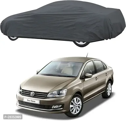 Classic Car Cover For Volkswagen Vento ,Without Mirror Pockets ,Grey