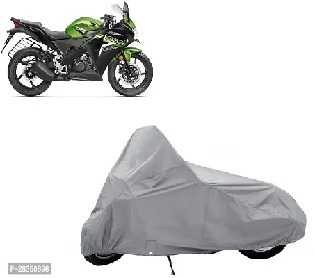 Auto Age Two Wheeler Cover For Honda Cbr 150R, Silver-thumb0