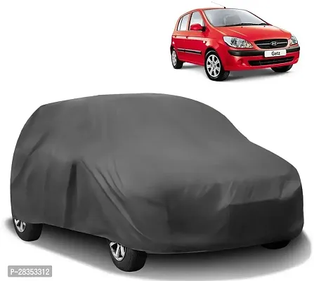 Stylish Car Cover For Hyundai Getz - Without Mirror Pockets - Grey