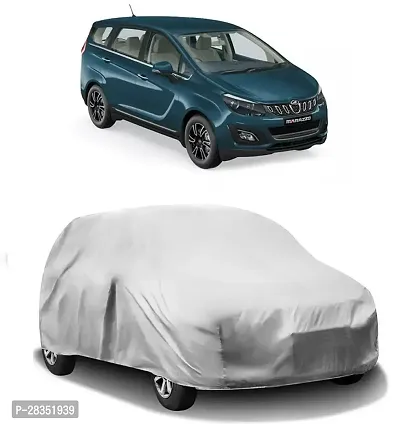 Classic Car Cover For Mahindra Marazzo ,Without Mirror Pockets ,Silver