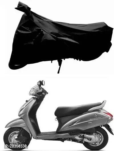 Designer Waterproof Two Wheeler Cover For Yamaha Fazer 25, Black-thumb2