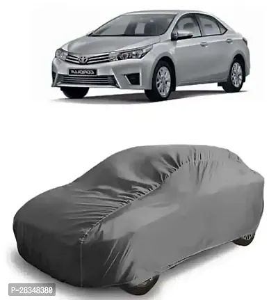 Car Body Cover Compatible With Toyota Corolla Altis 2019 To 2023, Without Mirror Pockets Grey